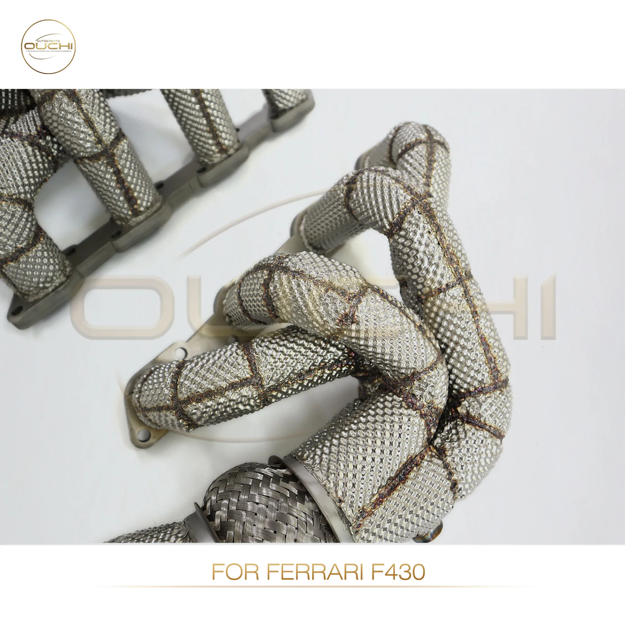 

OUCHI High Performance Manifold For Ferrari F430 Stainless Steel Exhaust With Heat Shield Easy Install Customization Auto Parts