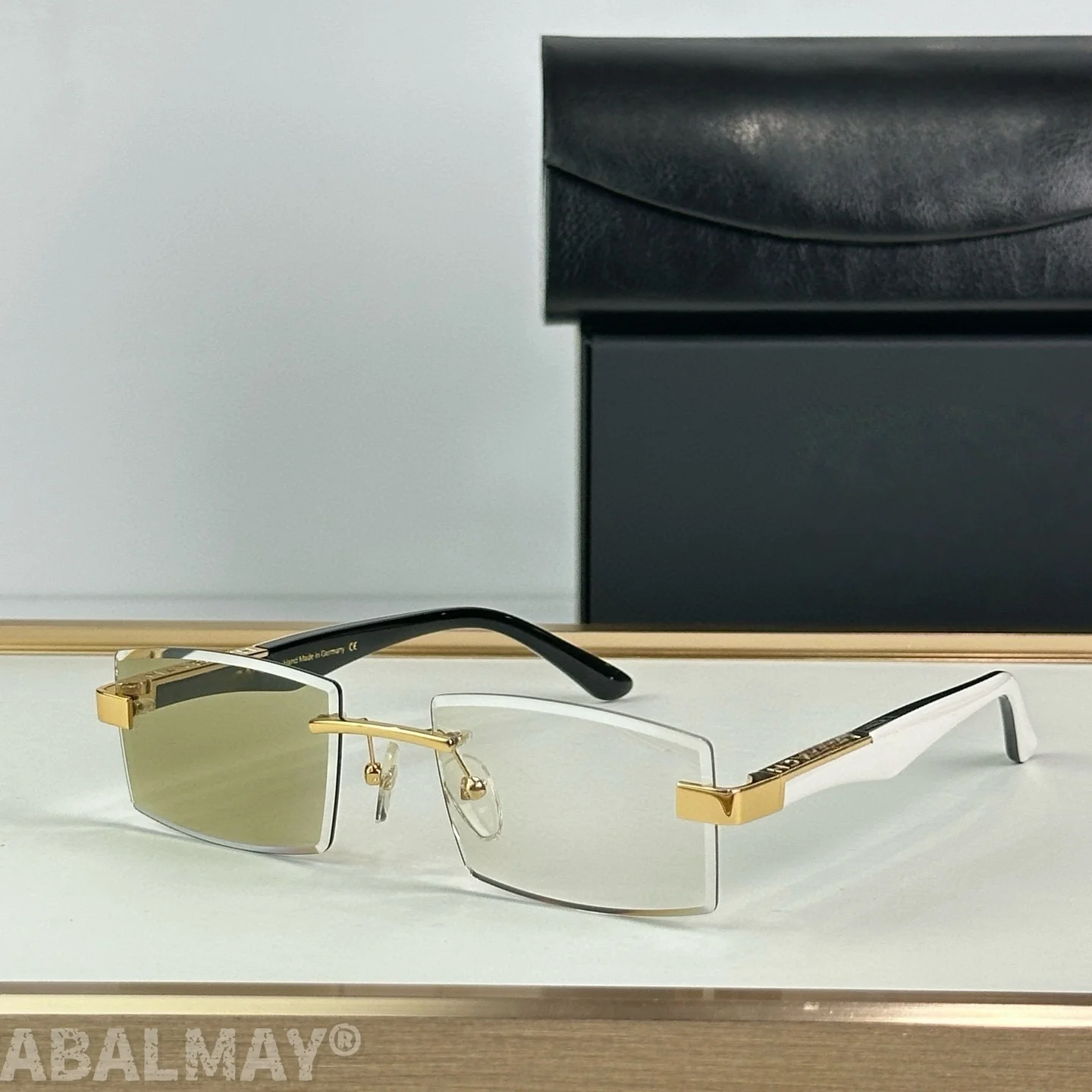 

MAY ARTIST F 56-18 Top Quality Mens Sunglasses for Women Classic Punk Luxury Acetate Titanium UV400 Designer Sunglasses with box