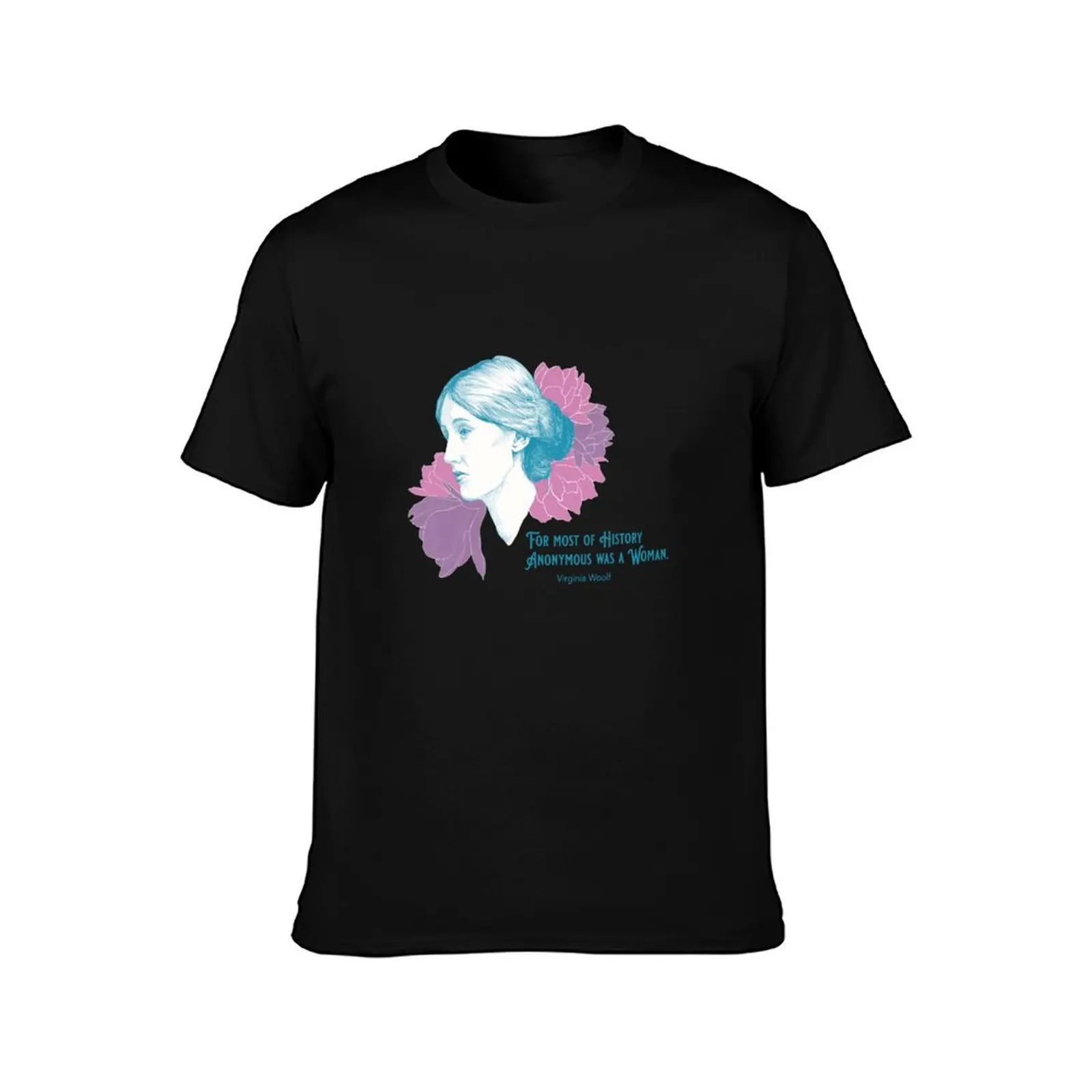 Virginia Woolf T-Shirt Breathable Lightweight Summer Top T-Shirt