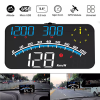 G10 HUD Car Head Up GPS Speedometer Digital Alarm Overspeed Warning On Board Computer With Holder Tester Auto Accessories