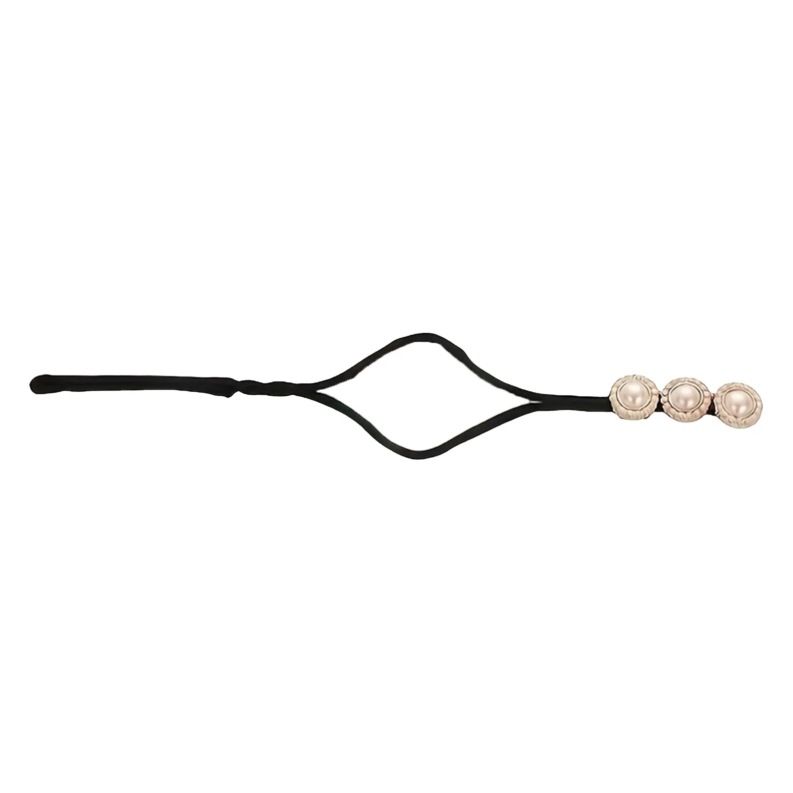 4PCS Hair Bun Maker Elegant Pearl Flower Donut Bun Styling Tool for Women DIY Updo Ballet Bun Accessory Durable Lightweight