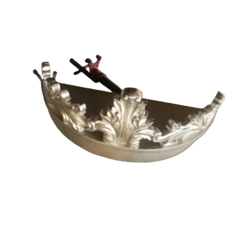 For Vintage Made Old Carved Bed Crown with Track Pulley Princess Bed Curtain Can Be Customized Size 60 * 23 * 25
