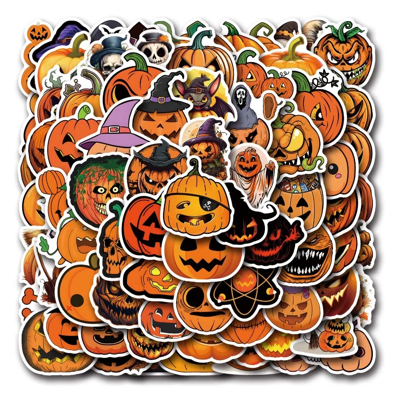 55 ชิ้นใหม่ฮาโลวีนองค์ประกอบน่ากลัวฟักทองบุคลิกภาพดูเดิลสติกเกอร์สติ๊กเกอร์กราฟฟิตี้สติ๊กเกอร์ DIY เด็กคลาสสิกของเล่น