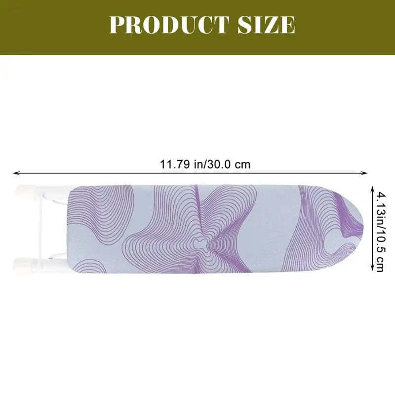 Table Top Mini Ironing Board Pad Stool Fold Mat Stand Steel Ironing Board Compact & Lightweight With Heat Resistant Board