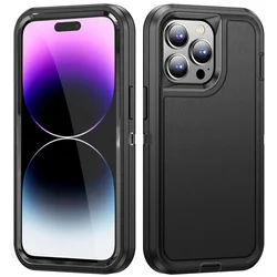 Funda resistente a prueba de golpes para iPhone, funda protectora resistente con cubierta completa, antiarañazos, para iPhone 16, 15, 14, 13, 12, 11 Pro Max, XS, XR, 8, 7, 6 Plus