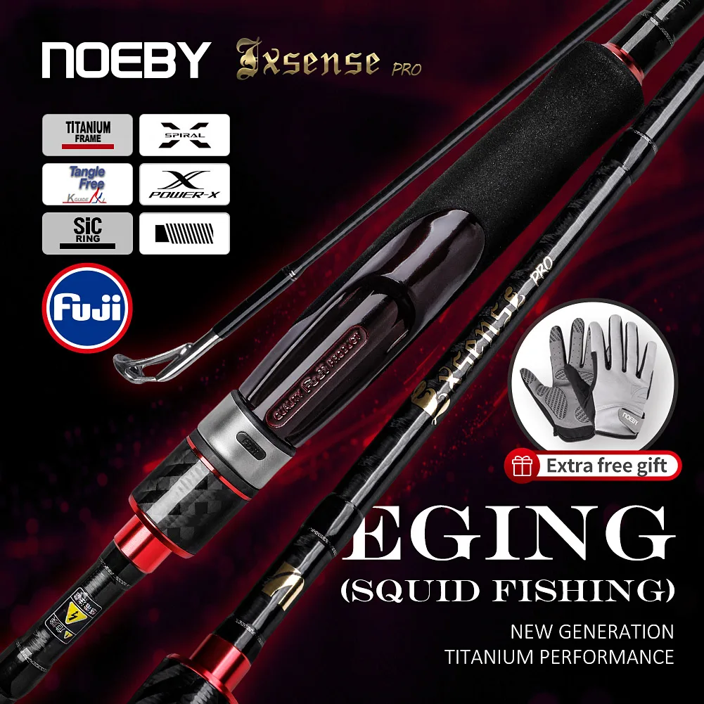 noeby spinning vara de pesca carbon lure rod ultra leve carbono eging ml power fuji titanium anel sic 259 m 275 m 01