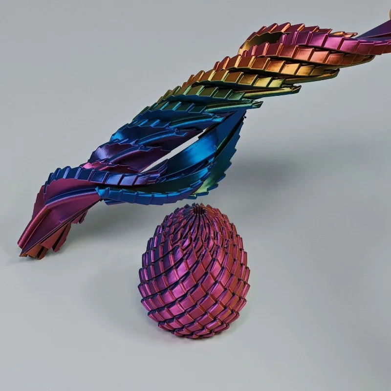 3D dragon egg rotatable deformation handicrafts, decompression toys, toy accessories, creative decompression artifacts