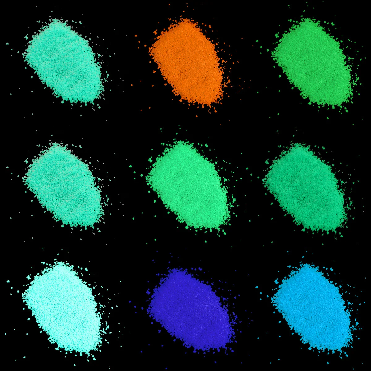 10 جرام يتوهج في الظلام مضيئة الرمال الأرجواني لحوض السمك خزان الأسماك متمنيا زجاجة الديكور حديقة بركة مسار Pcs