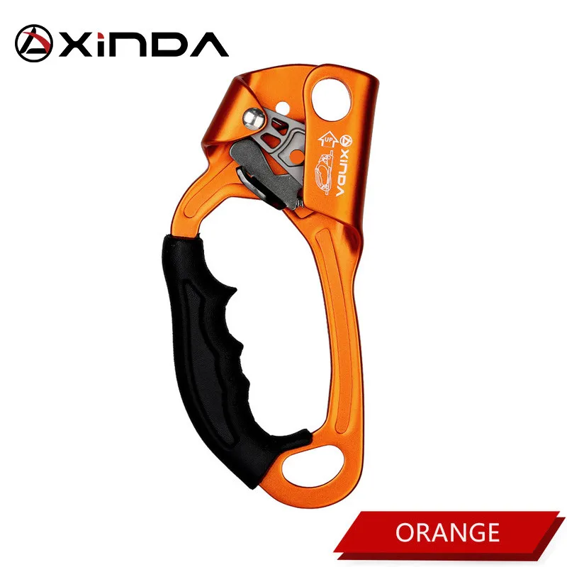 XINDA Outdoor Sports Klettern Ascend Rechts Links Hand Erfassen 8mm-13mm Seil Ascender Gerät Bergsteiger Riser Werkzeug Kits – Detail 6