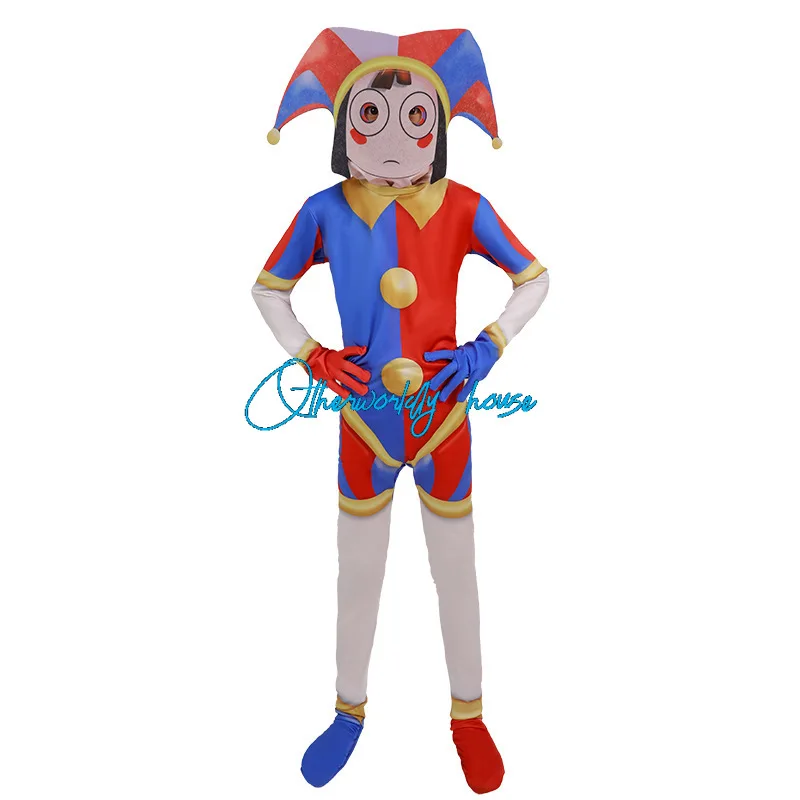 Pomni Cosplay Costume Magical Digital Circus Cosplay Ragatha Jax Caine Zooble Gangle Jumpsuit Theater Halloween Adult Kids Gifts