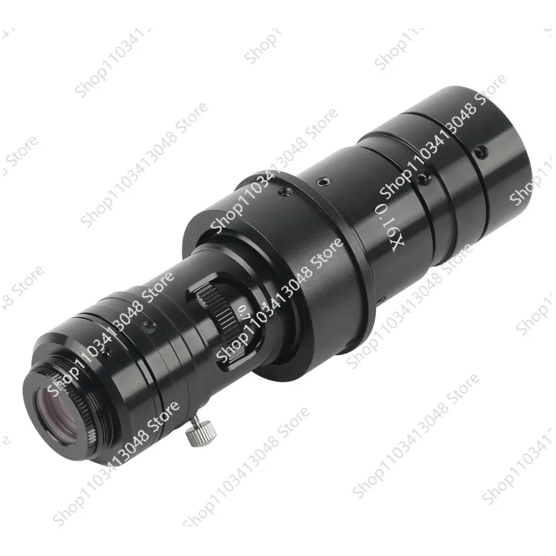 0.7X-4.5X Continuously Zoom C/CS Mount Lens 80X Adjustable Monocular Lens For Industrial/LAB Digital Video Microscope Camera