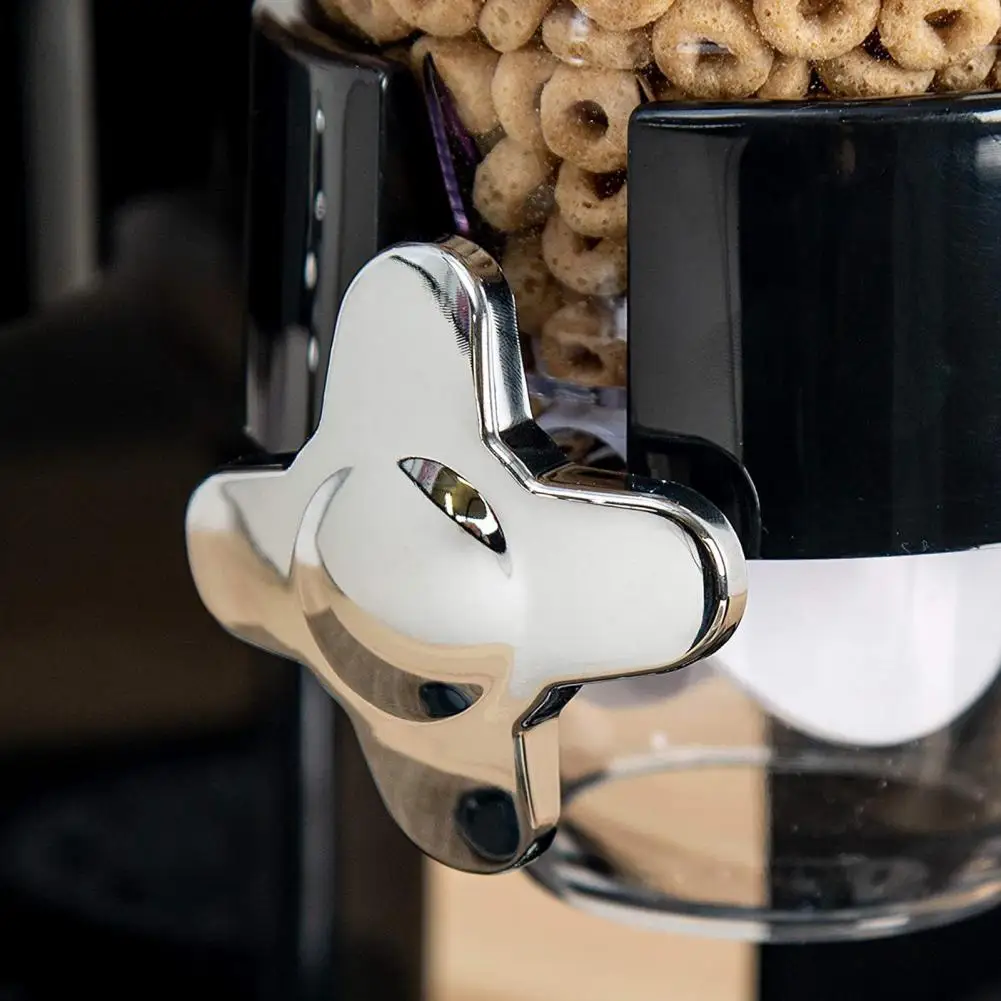 Rice Dispenser Storage Jar Transparent Dry Food Dispenser Jar Bpa Free Capacity Storage Container Easy to Clean Reusable Cereal