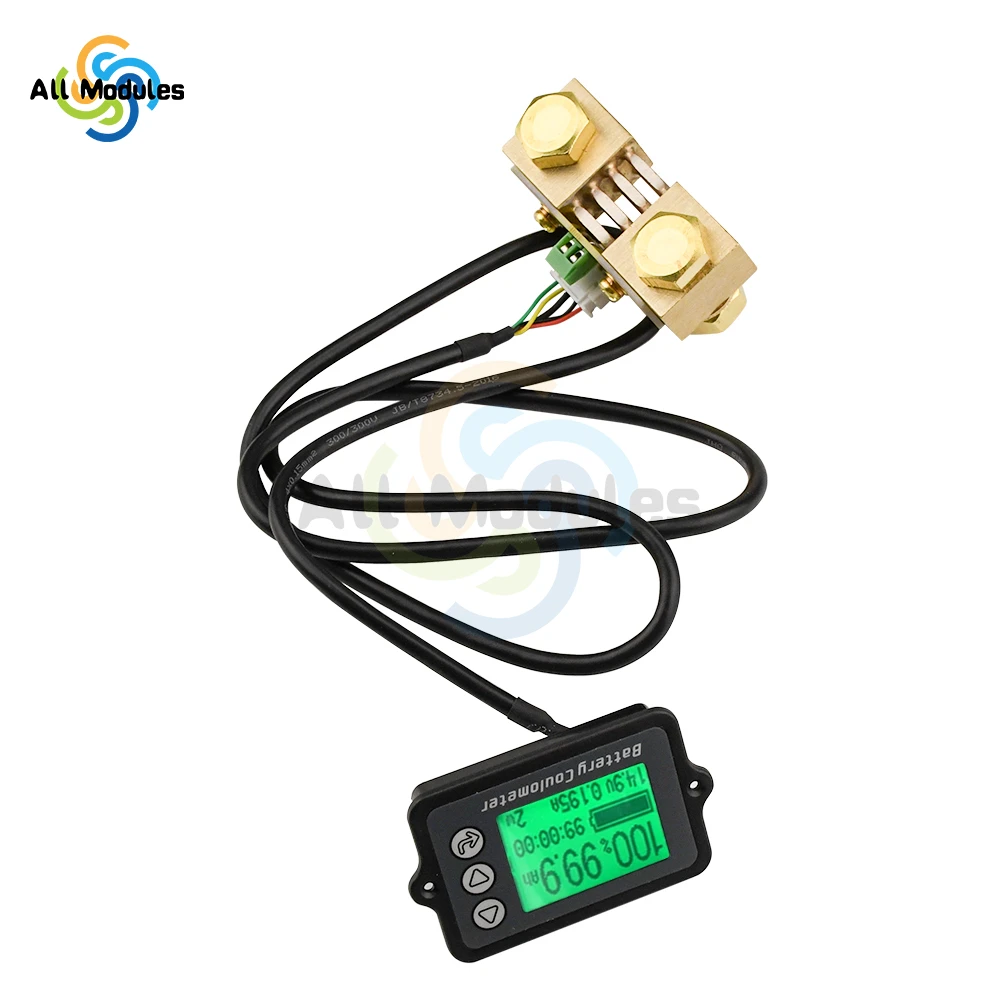 TK15 80V 50A 100A 350A Battery Capacity Tester for Equipment Car Current Power Monitor Indicator Ammeter Voltmeter Coulometer