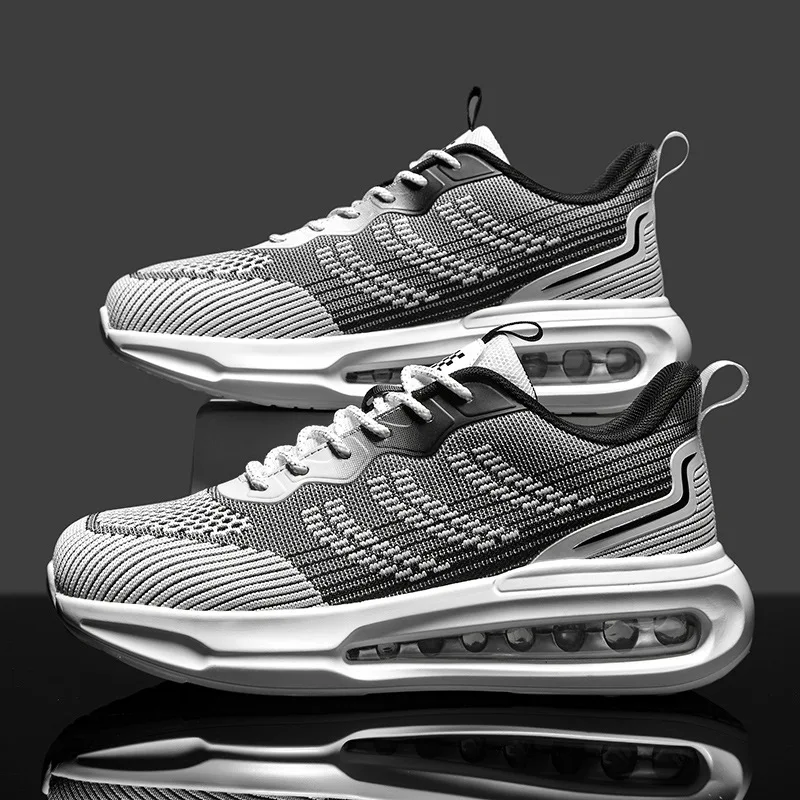 ONEMIX 2025 Men Outdoor Running Shoes Air Cushion Sneaker Original Zapatos Elastic Women Jogging Shoes Trainers Sport Shoes Men