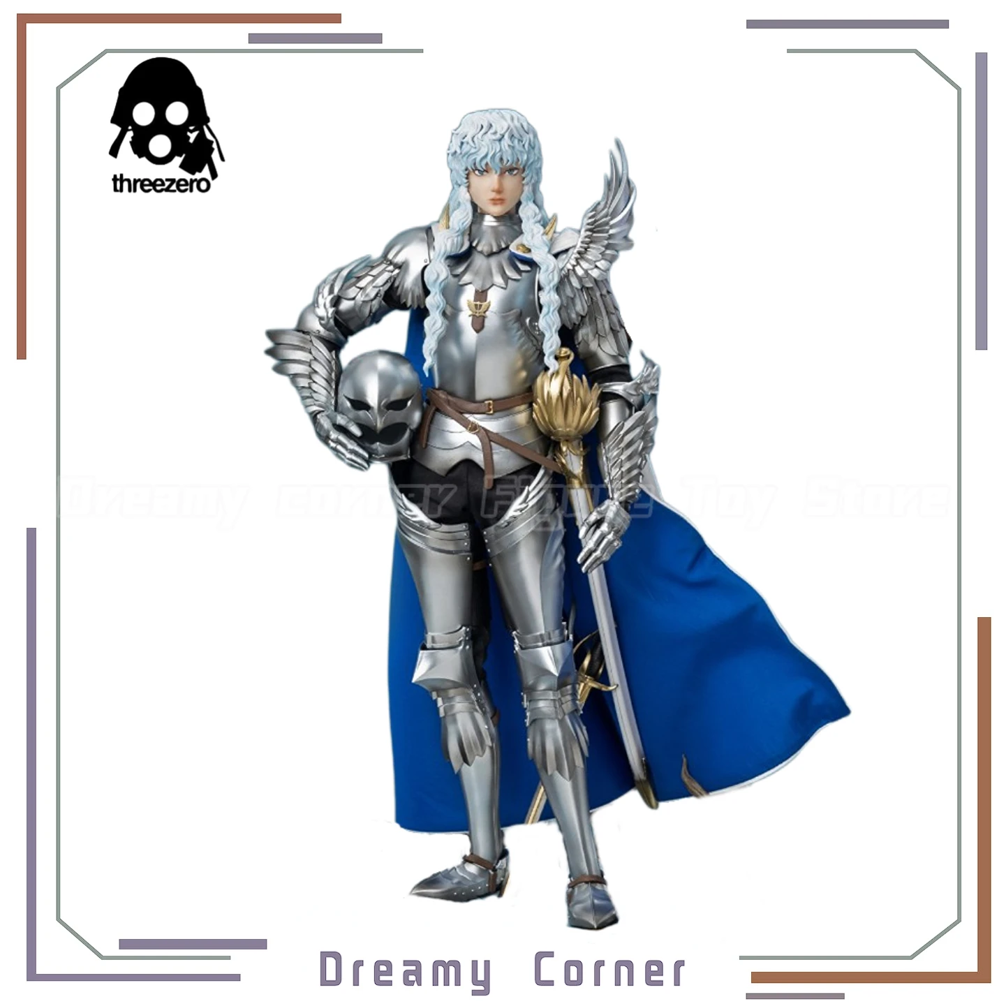 

【In Stock】Original Threezero Berserk 3Z00940W0 Griffith Reborn Band of Falcon 1/6 Action Figure Toy Model Collection