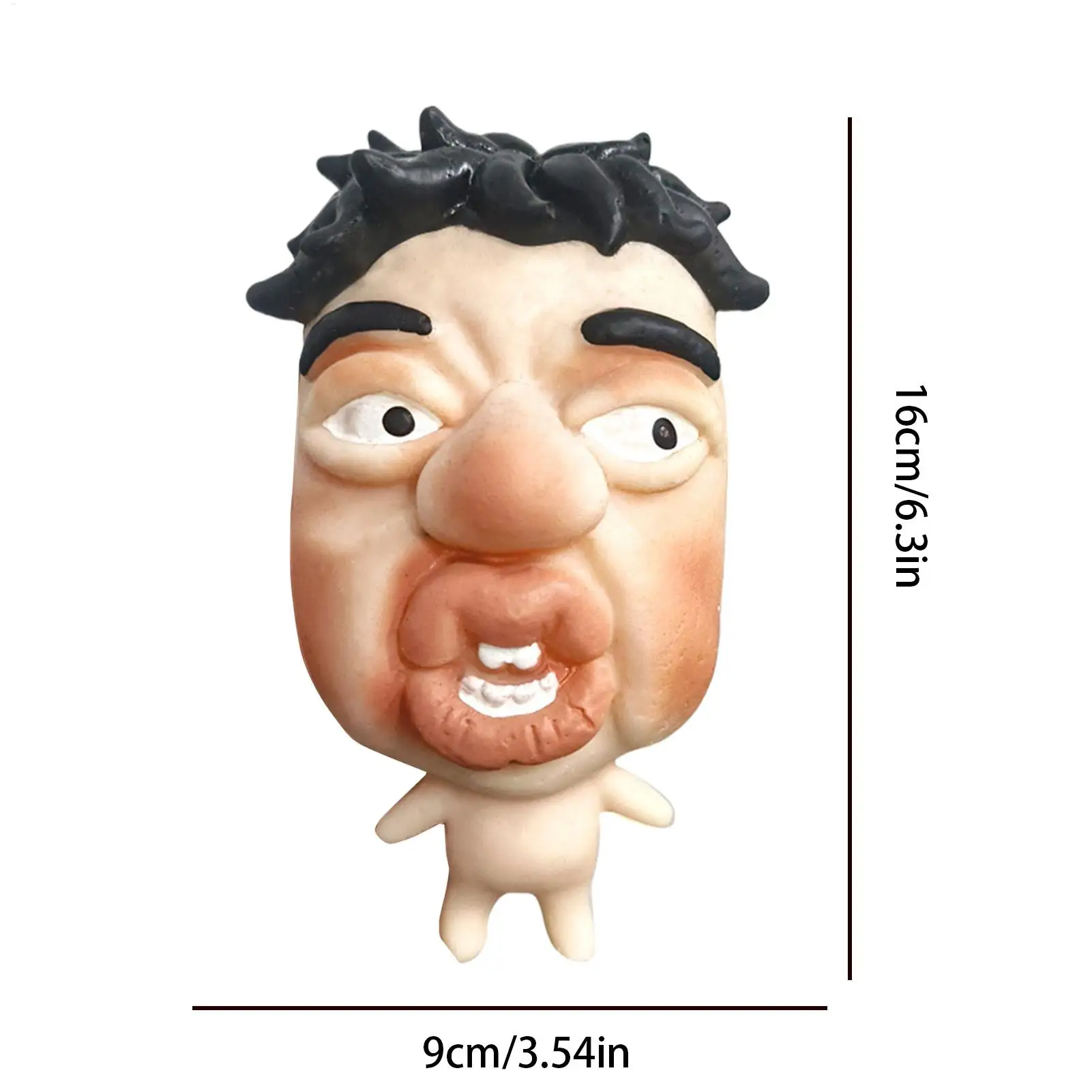 ของเล่นบีบคลายเครียดรูปหน้าใหญ่ ของเล่นคลายเครียดสำหรับเด็ก วัยรุ่น ผู้ใหญ่ นักเรียน ทำงาน ออฟฟิศ