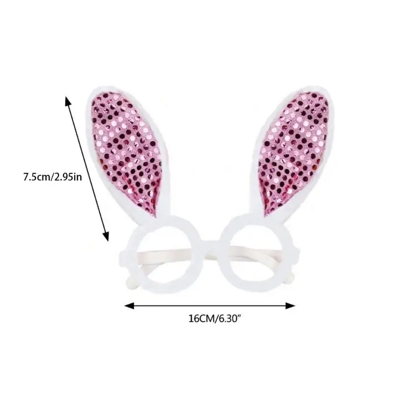 39BB الجدة مضحك نظارات عيد الفصح نظارة حفلات لطيف عيد الفصح الأرانب آذان النظارات عيد الفصح زينة هدايا للأطفال الكبار