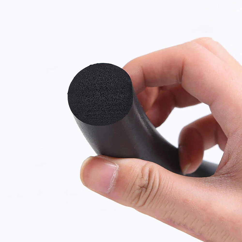 1-20 متر أسود مستدير EPDM شريط مطاطي رغوة ختم الشريط الإسفنج خزانة الباب ختم ضياء 2/3/4/5/6/7/8/9/10/12/20/25/28-30 مللي متر   ﻿