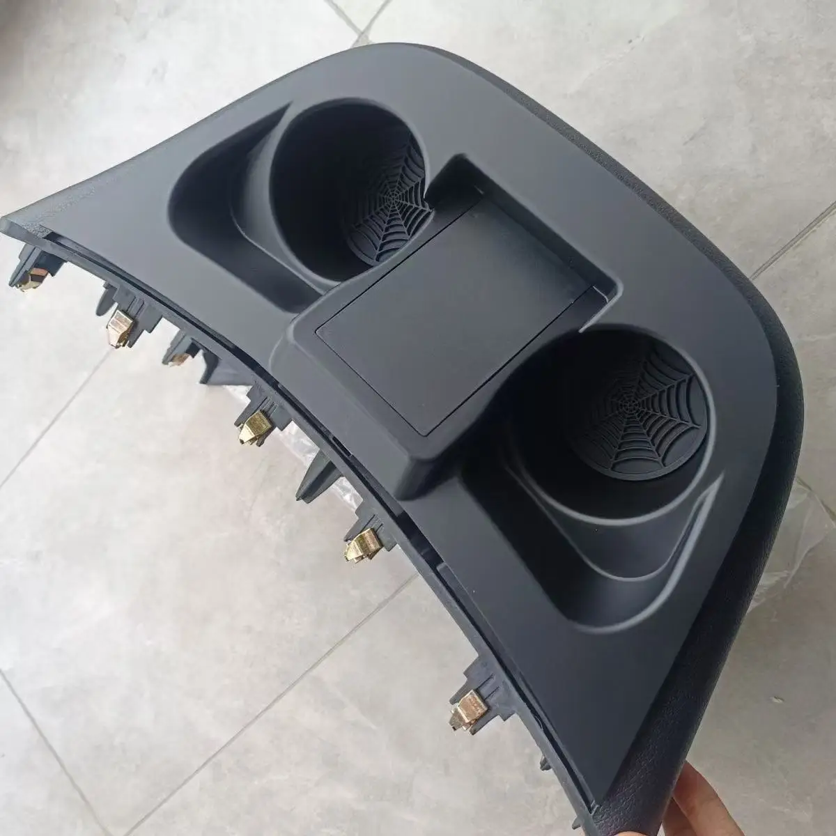 

Для Mercedes-Benz V-Class Vito W447 Metris A44768008319051: Комплект рамки центрального держателя для двух стаканов, ABS, деталь интерьера автомобиля