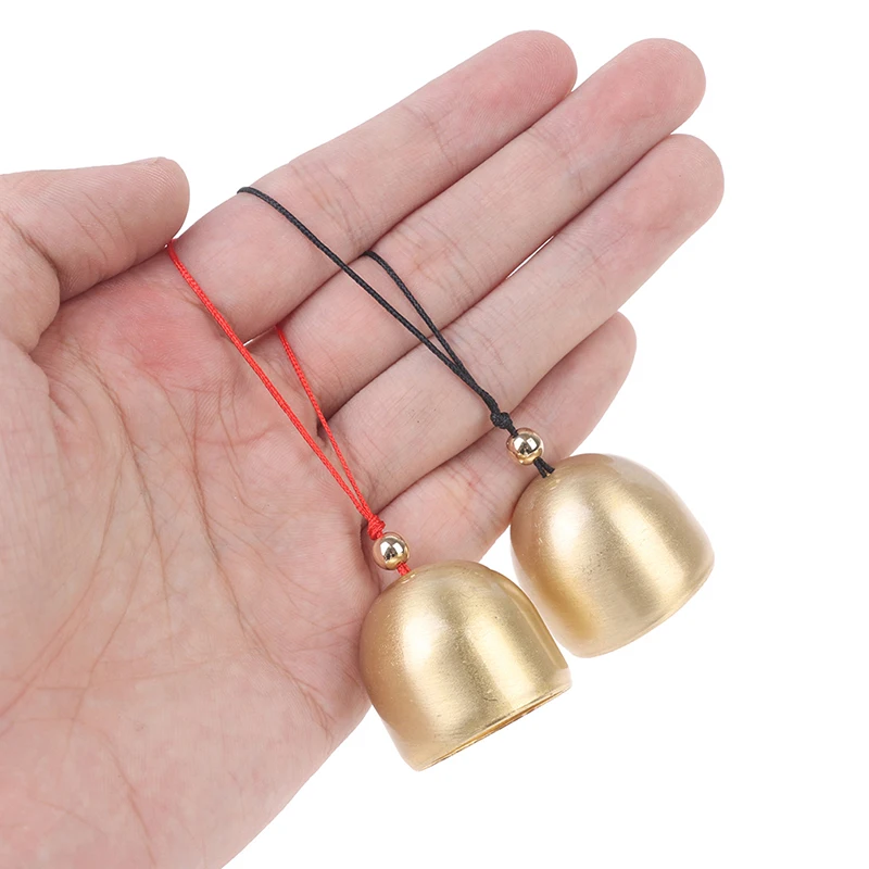 1PCS Metal Copper Bell Decoration Pendant Door Bell DIY Craft Wind Chimes Making Bag Pendant Anti-theft Doorbell Christmas Bell