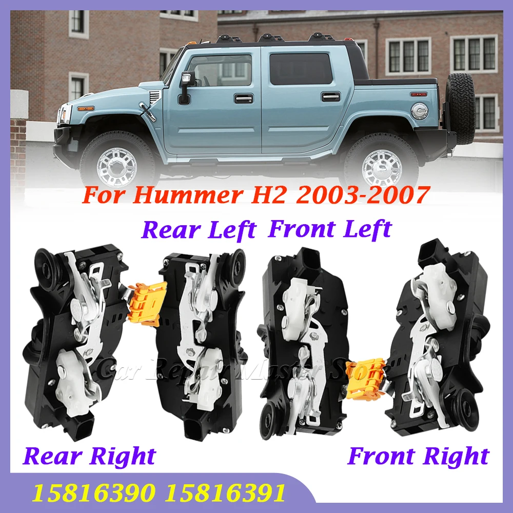 

For HUMMER H2 2003-2007 LEFT RIGHT FRONT REAR Door Lock Actuator 15816390 15816391 15816392 15816393