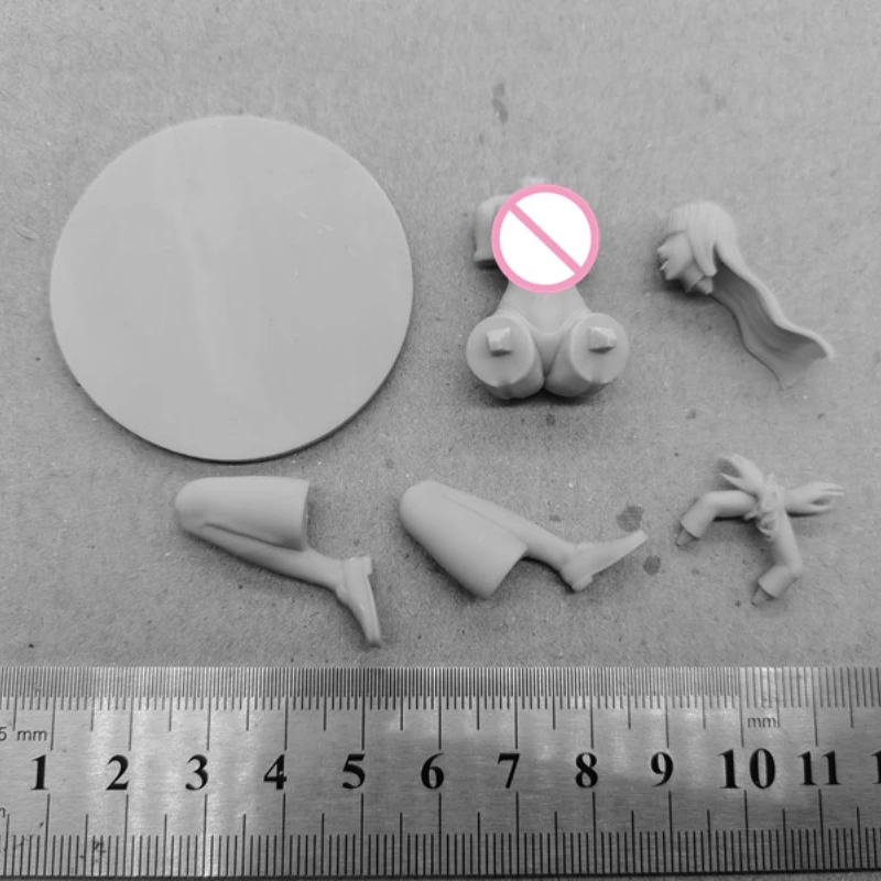 الراتنج الشكل 1/24 مقياس 75 مللي متر استحى فتاة لتقوم بها بنفسك الجمعية أطقم منمذجة المفككة الديوراما غير مصبوغ التماثيل هواية اللعب