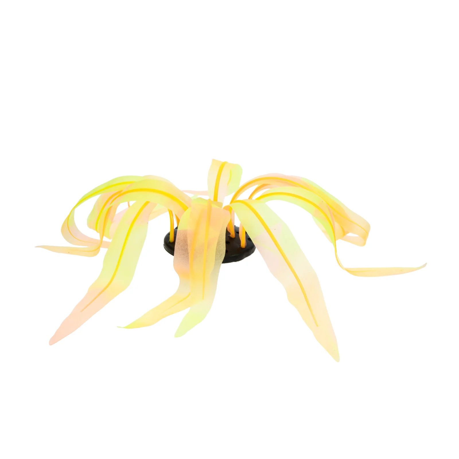 

Silicone Coral Aquarium Decoration Artificial Coral Ornament for Fish Tank with Stable Flat Base and Natural Look