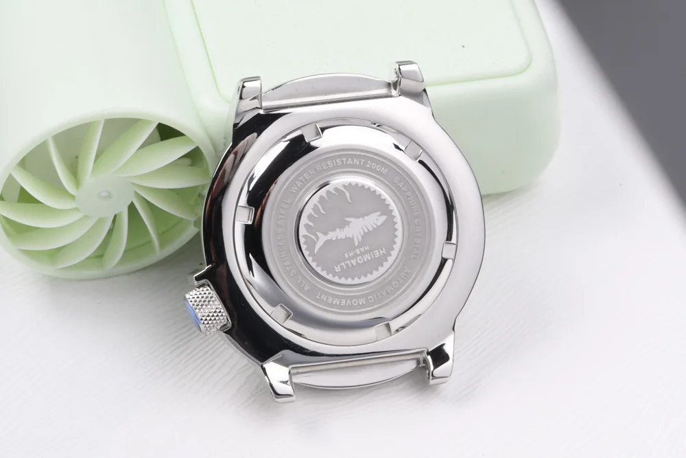 3,8-Uhr-Edelstahl-Uhrengehäuse, passend für Seiko Luminous Saphirglas-Taucheruhr für NH35/NH36 Automatikuhrwerk – Detail 2