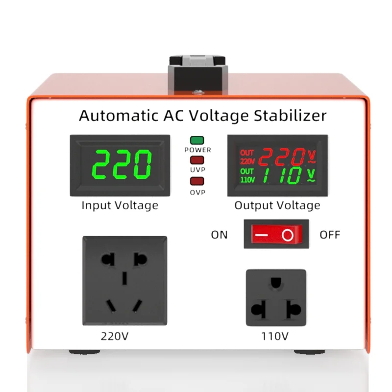 150-250V AC 1500W  Single Phase LED Power Automatic voltage Stabilizer avr regulator