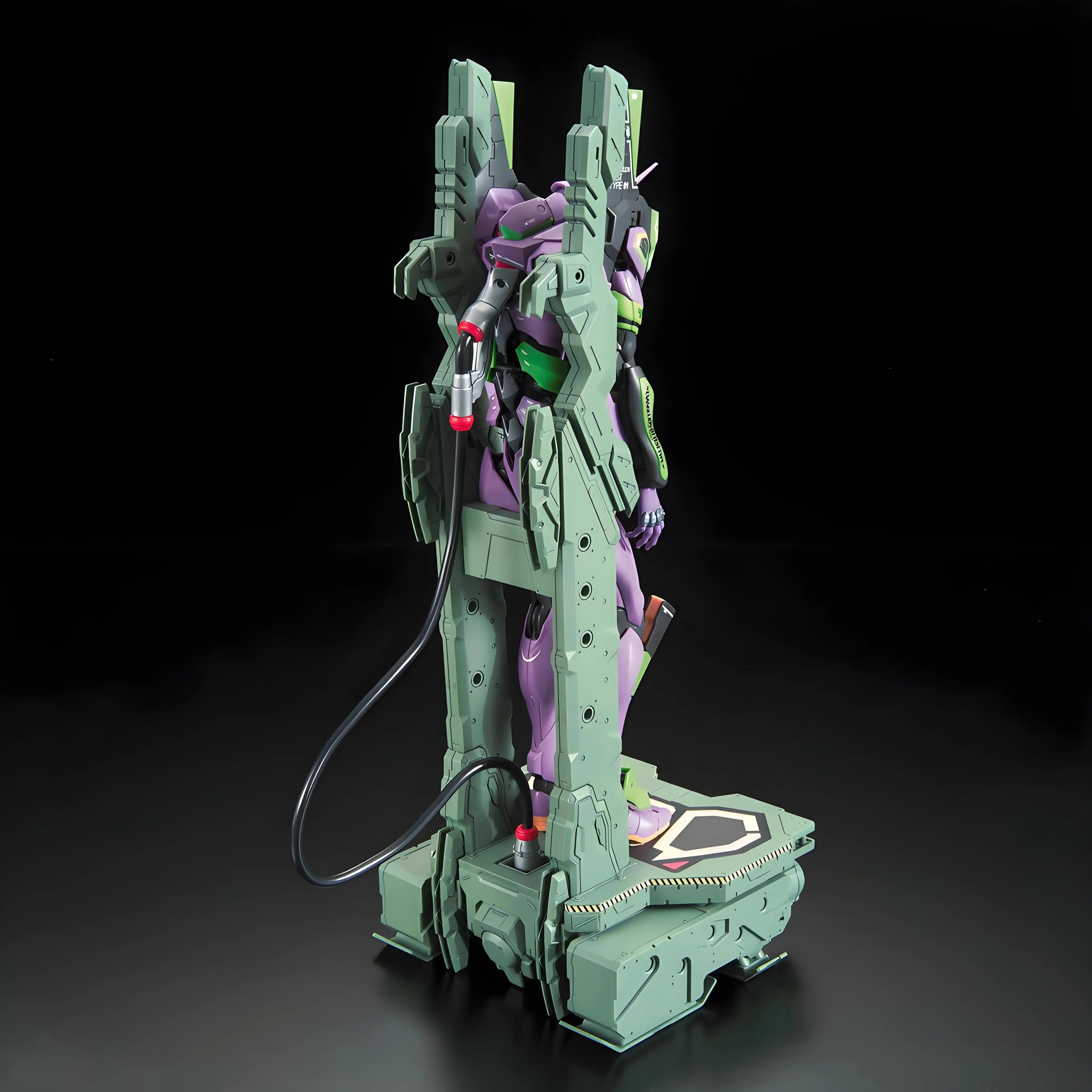 Bandai original gundam rg evangelion unidade-01 dx transformador conjunto figuras de ação brinquedos presentes colecionáveis para crianças