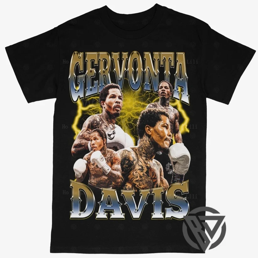 Camiseta Gervonta Davis, Tanque de Boxe, Boxer, Lutador, Estilo