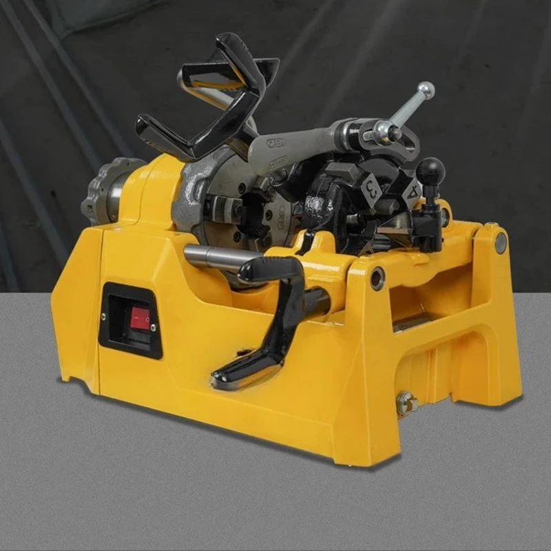 1/2-1 inch small ga water heating professional electric threading machine galvanized steel pipe automatic threading machine