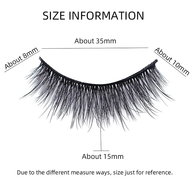 1Pair Anime Cosplay Dense False Eyelashes Eyelashes Adult Stage Makeup Hallowmas Women Men DIY Accessories Reusable