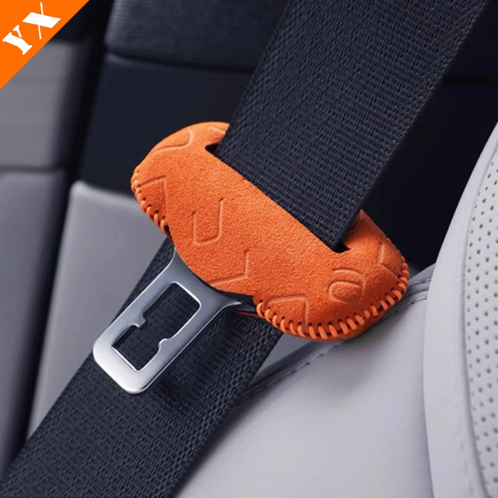 

For BYD Denza Z9 GT 2025 2026 Accessories Suede Car Seat Belt Buckle, Seat Belt Protection Buckle
