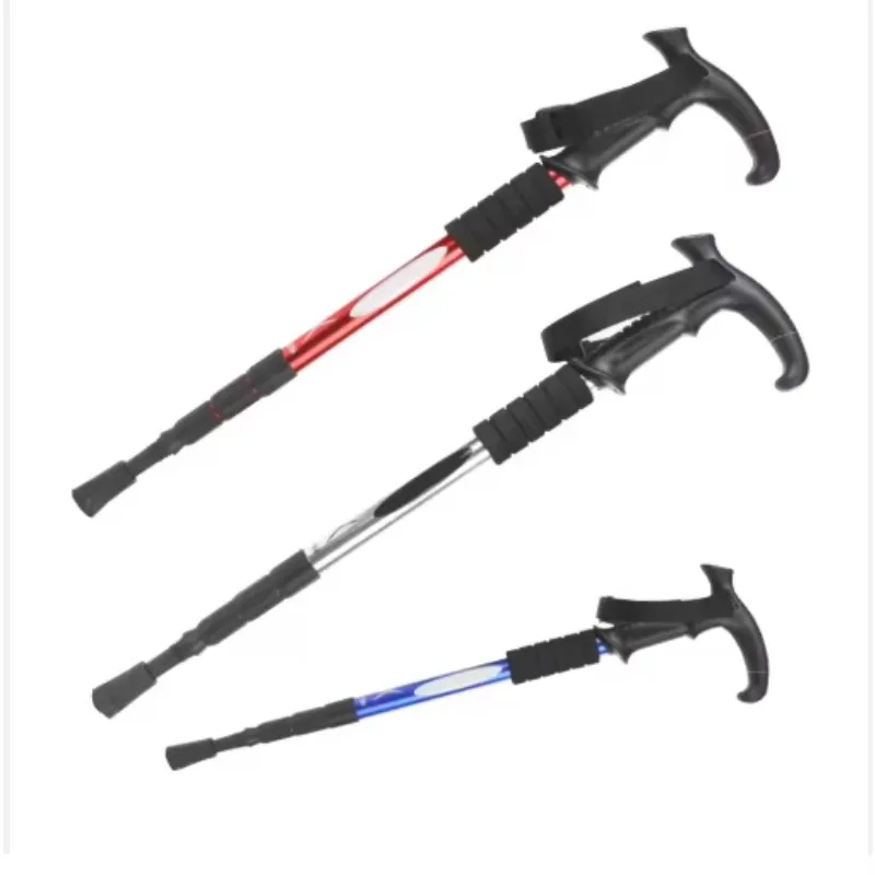 

Aluminum Alloy 6061 Ski Poles EVA Grip Customizable Factory Cane Type