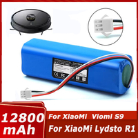 2025 100% Original For XiaoMi Viomi S9 Lydsto R1 Roidmi Eve Plus 14.4V lithium battery 2P4S 5200mAh 6800mAh 9800mAh 12800mAh