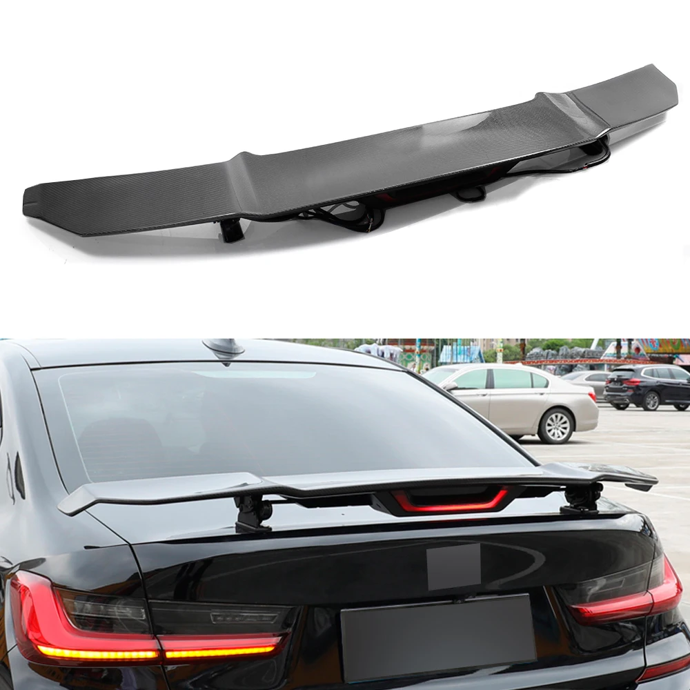 【Premium Hot Selling 】Universal Electric Automatic Rear Boot Trunk Spoiler Carbon Fiber Gt Style Electric Lift Tail Spoiler With