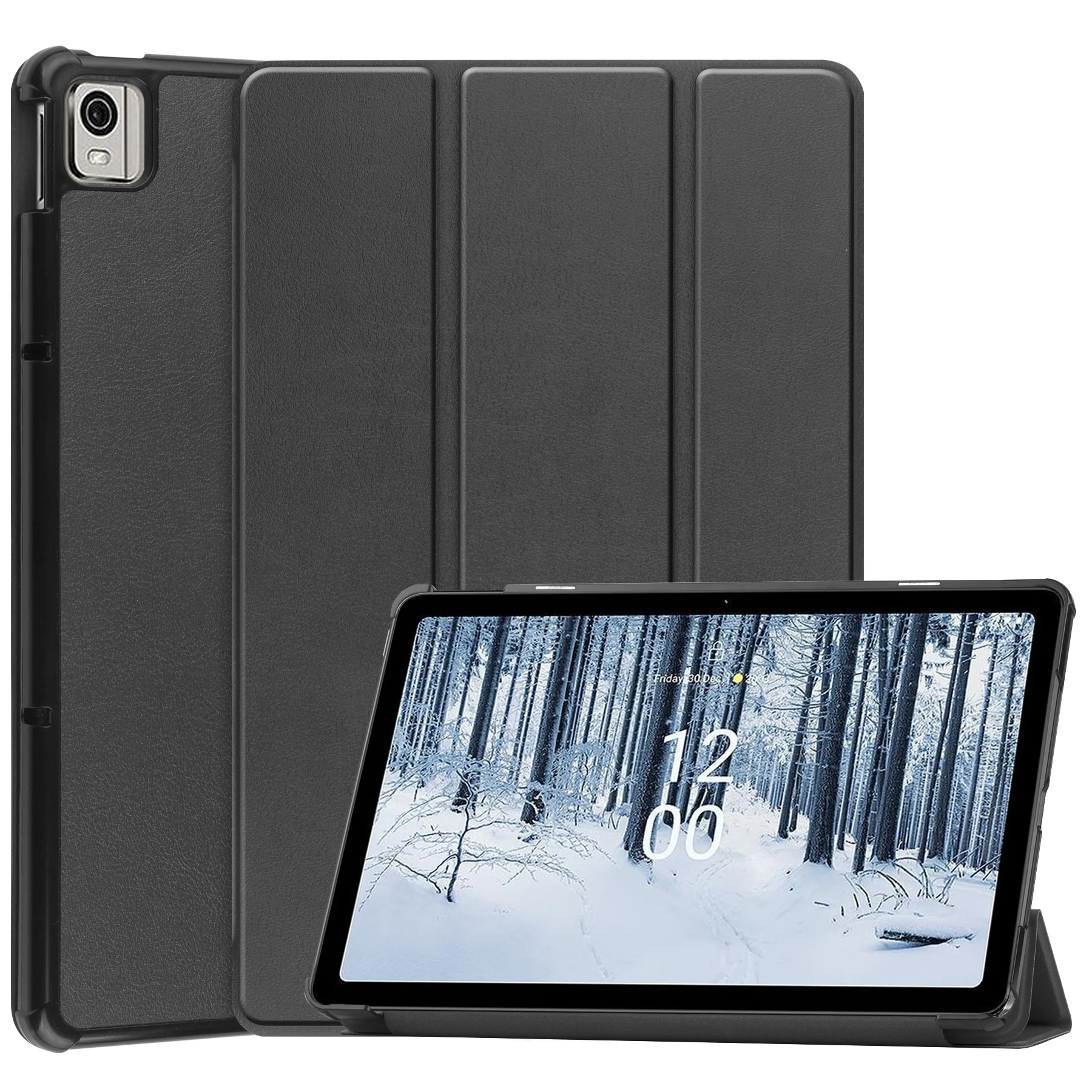 For Nokia T21 T20 T10 tablet protective case tablet computer case is three fold and the cover is anti-falling case pc