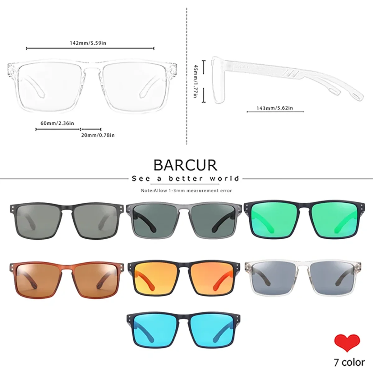 BARCUR Fashion Double Round Nail Polarized Sunglasses Walnut Foot Spring Hinge Pure Natural Wooden Fashion UV Women Sunglasses