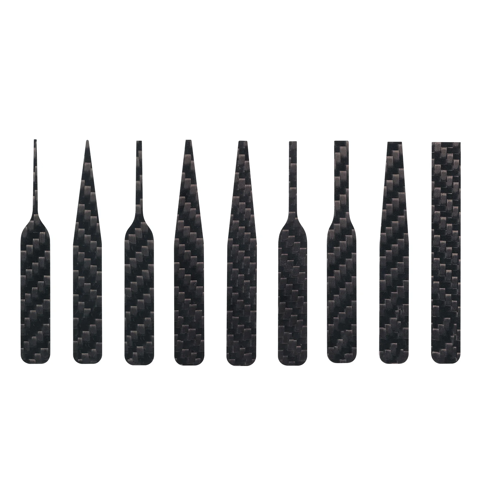 DSPIAE CFB-S01 CFB-S02 CFB-S03 Lrregular Carbon Fiber Sanding Stick Black 3Pcs/set Abrasive Tools