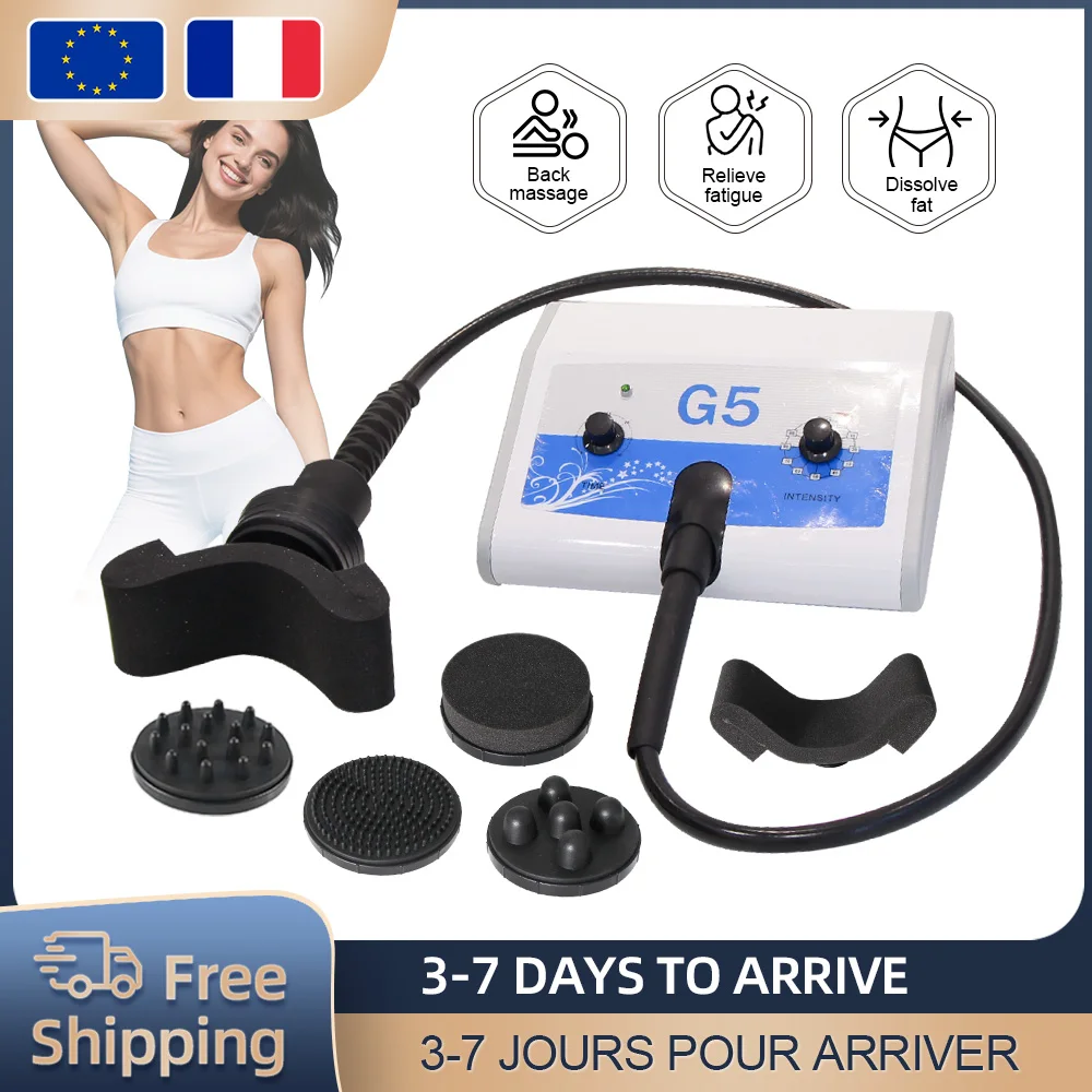 Masseur amincissant par vibration G5, machine de modelage corporel haute fréquence, appareil anti-cellulite, améliore la circulation sanguine, soulage la tension musculaire, équipement de beauté spa