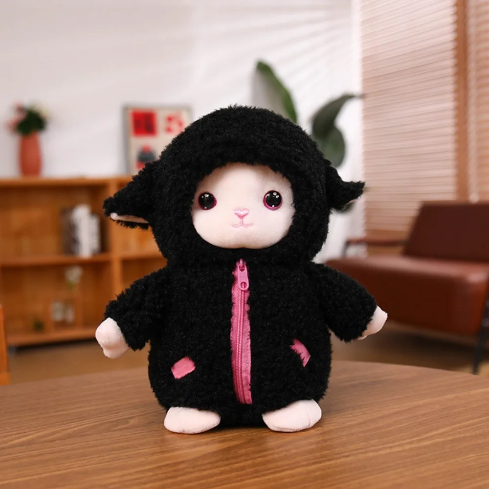 Cute Plush Sheep Plush Toy Sheep Skin Friendly Lamb Doll Stuffed Sheep Kids Play