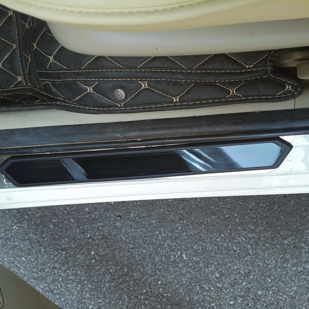 For Jetour X70 Dashing T2 T1 X90 G700 X95 X50 F700 PLUS Car Door Sill Protector Stainless Steel Plastic Auto 3D Sticker Interior