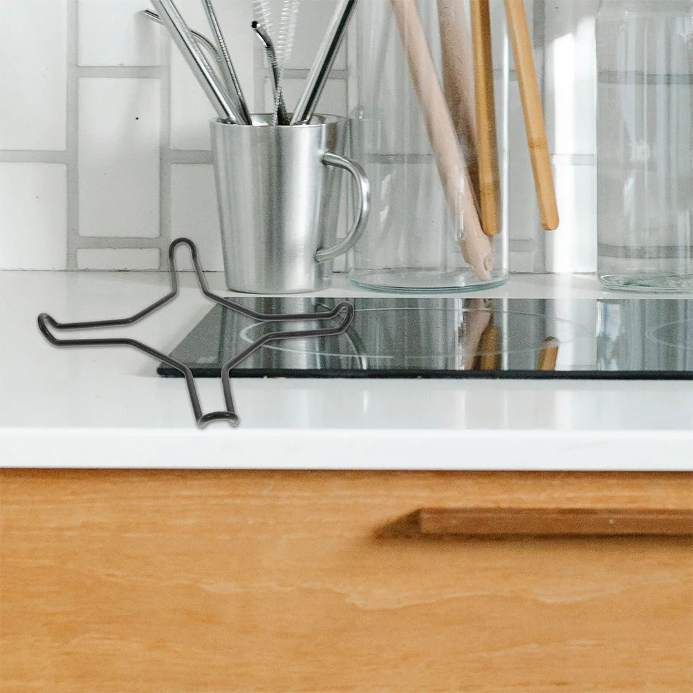 

2pcs Stainless Steel Stove Rack Kitchen Gas Top Cookware Bracket Durable Multifunctional Space Saving Stable Structure