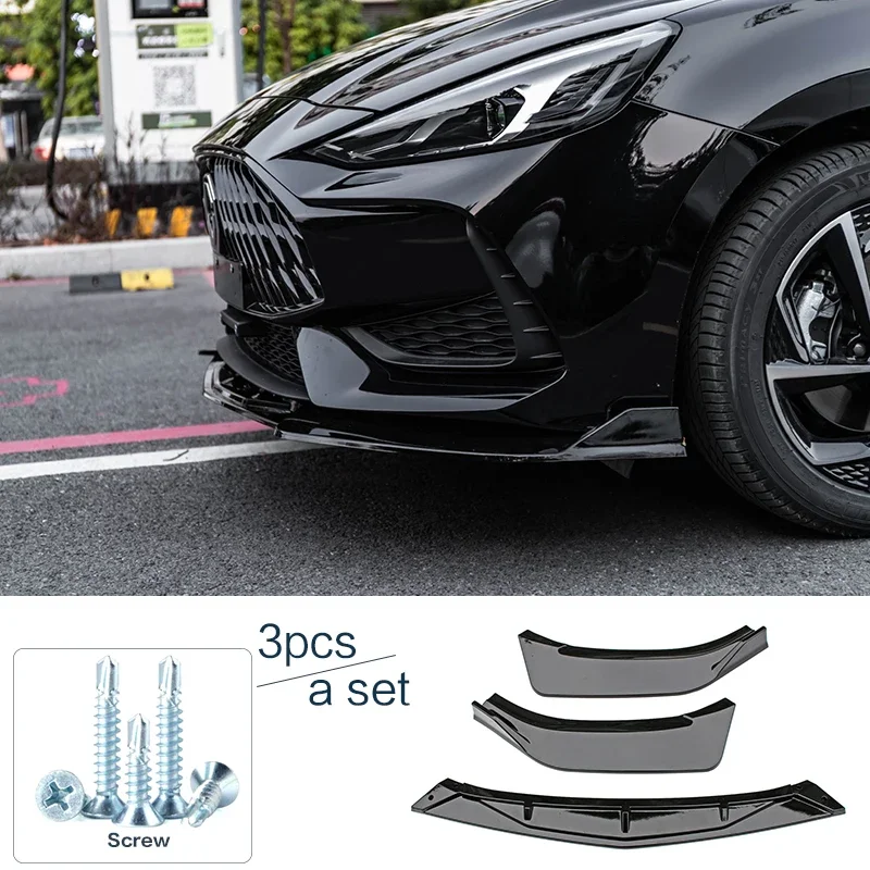 MG GT 5 Splitter for Morris Garages 5 Front Skirts 2021-2023 Front Bumper Spoiler Car Body Kit Accessories Transform Style