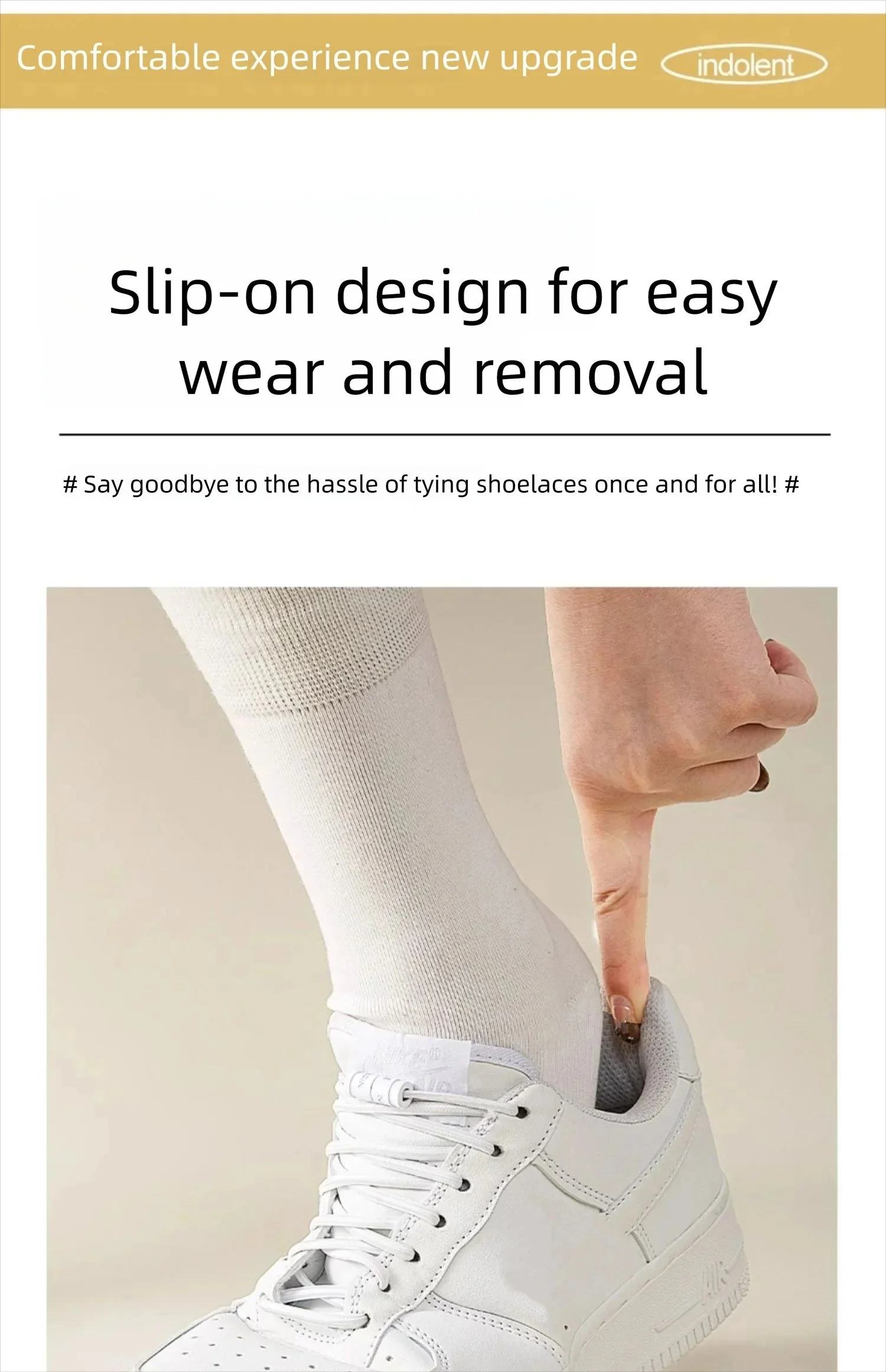 1 Pair Metal Lock Laces Sneakers No Tie Elastic Shoelaces Sports Shoe Laces for Capsule Lock Stretch Shoelace Rubber Shoestrings