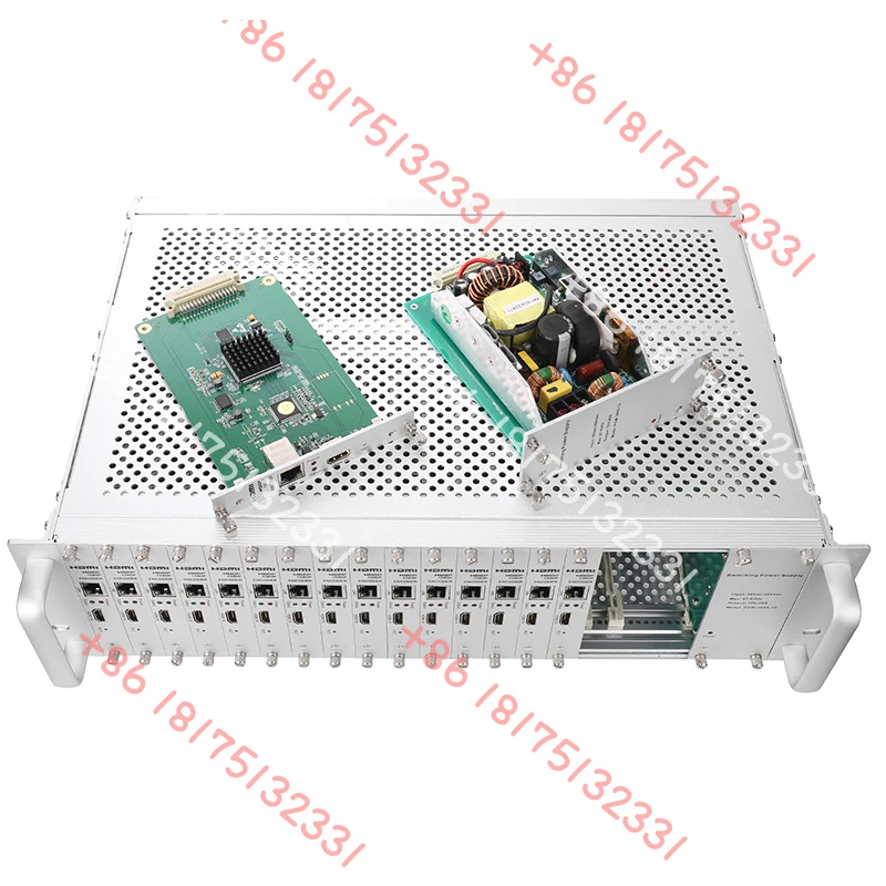 3U Rack Mounted 16 Channel Full HD Encoder ip tv H.264 hd mi Ip Streamer to Wowza, Xtream Hotel ip tv