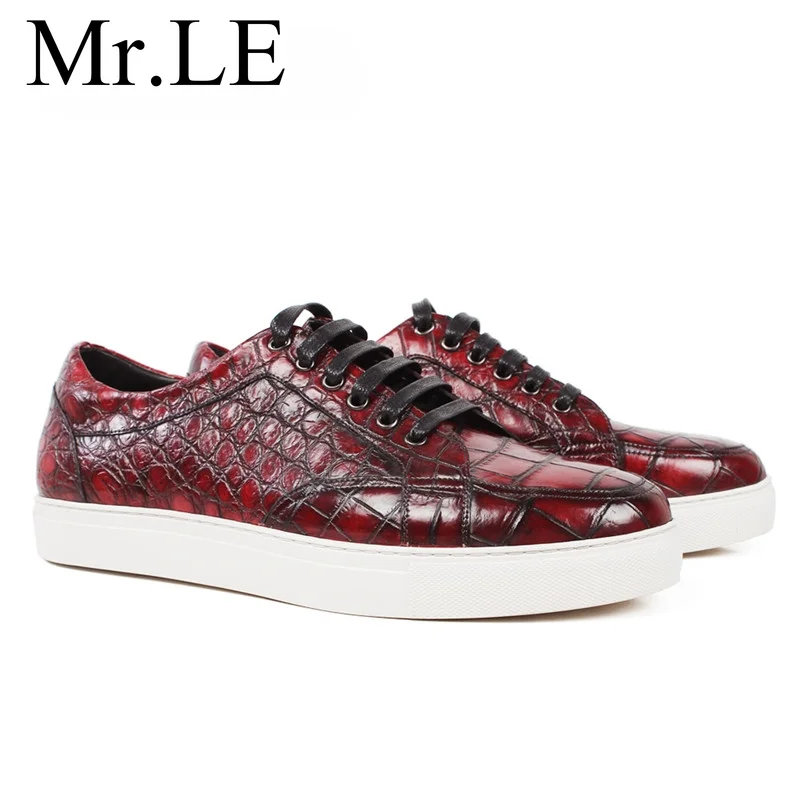 

Мужские ботинки из крокодиловой кожи. Мужские повседневные модельные туфли. Прочные, удобные, дышащие и стильные.