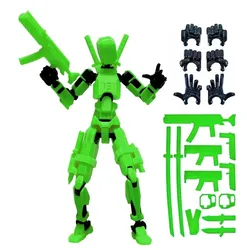 3d Multi-Jointed Movable Shapeshift Robot Creative Printed Mannequin Dummy Action Model Doll Toys Kid Decora For Girl Boys Gifts
