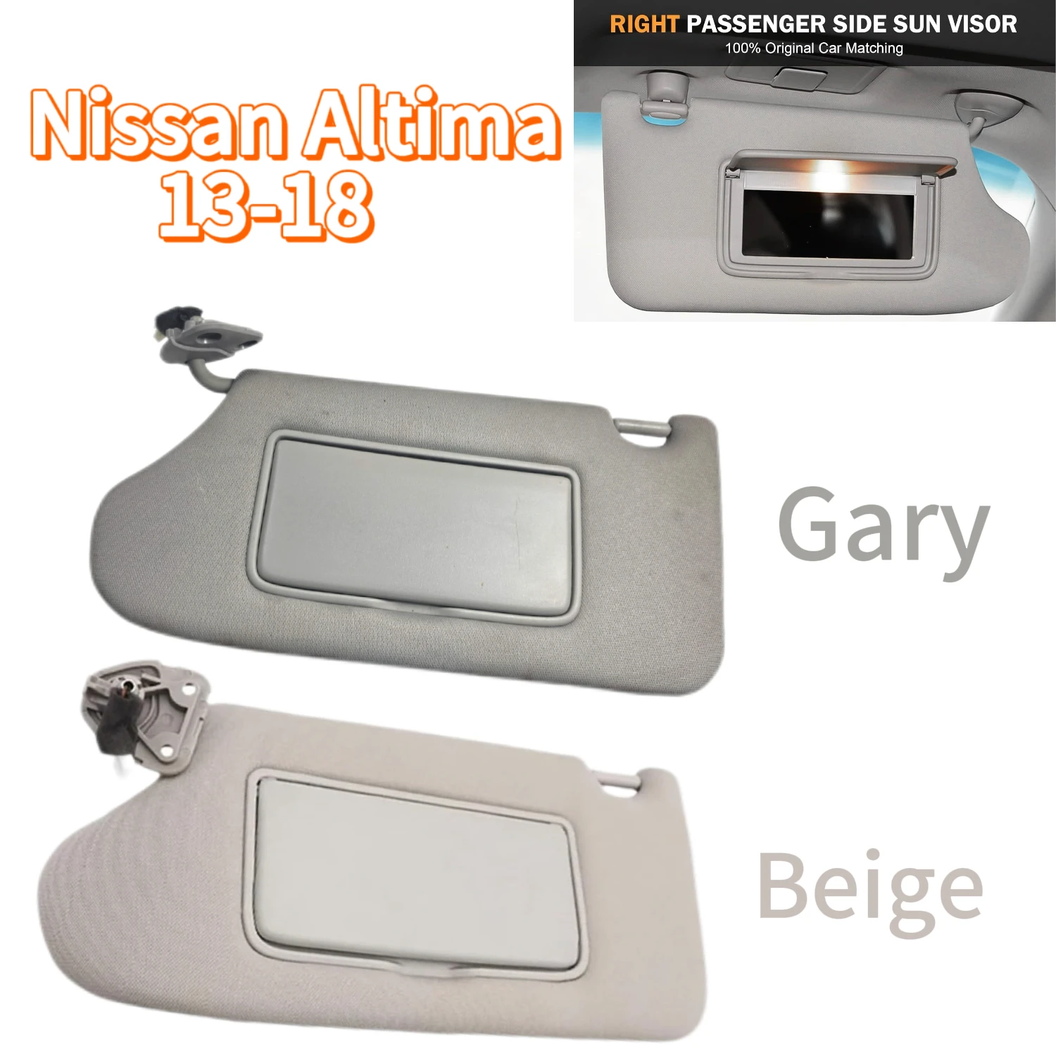 

Car Sun Visor Interior Sunshade Board Panel Driver Passenger Left Right Side For Nissan Altima 2013 2014 2015 2016 2017 2018